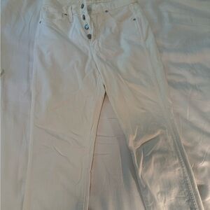 Madewell High-Rise Skinny Crop white jeans - 29